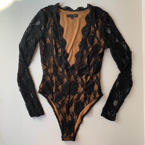 JLUXLABEL Tops - JLUXLABEL | Lace Bodysuit | Small